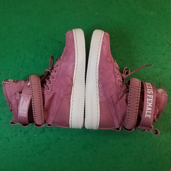 COPY - Nike Air Force 1 High SF Womens sz 8 New Vintage Wine - Picture 9 of 12
